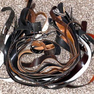 EXPRESS Casual or Dress Leather Belts 22 Quality!